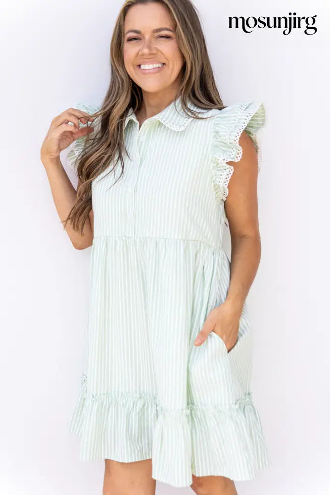 Apple Of My Eye Dress - Mint