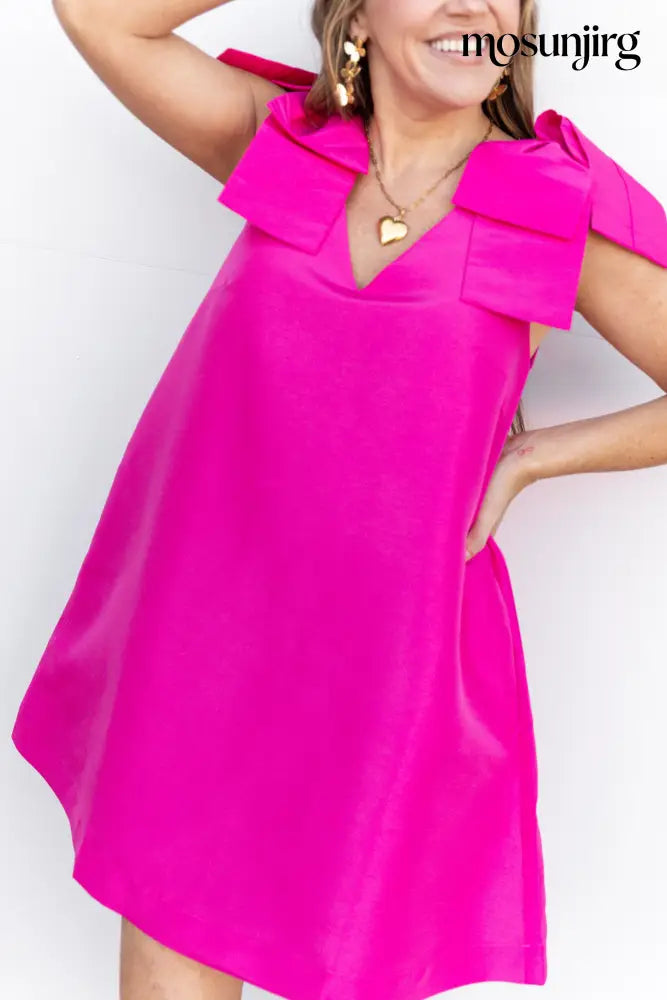 Be That Girl Dress - Fuschia