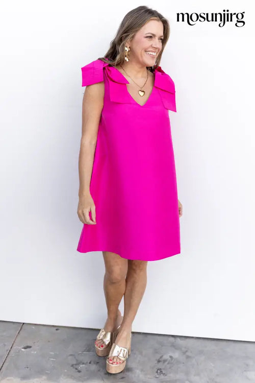 Be That Girl Dress - Fuschia