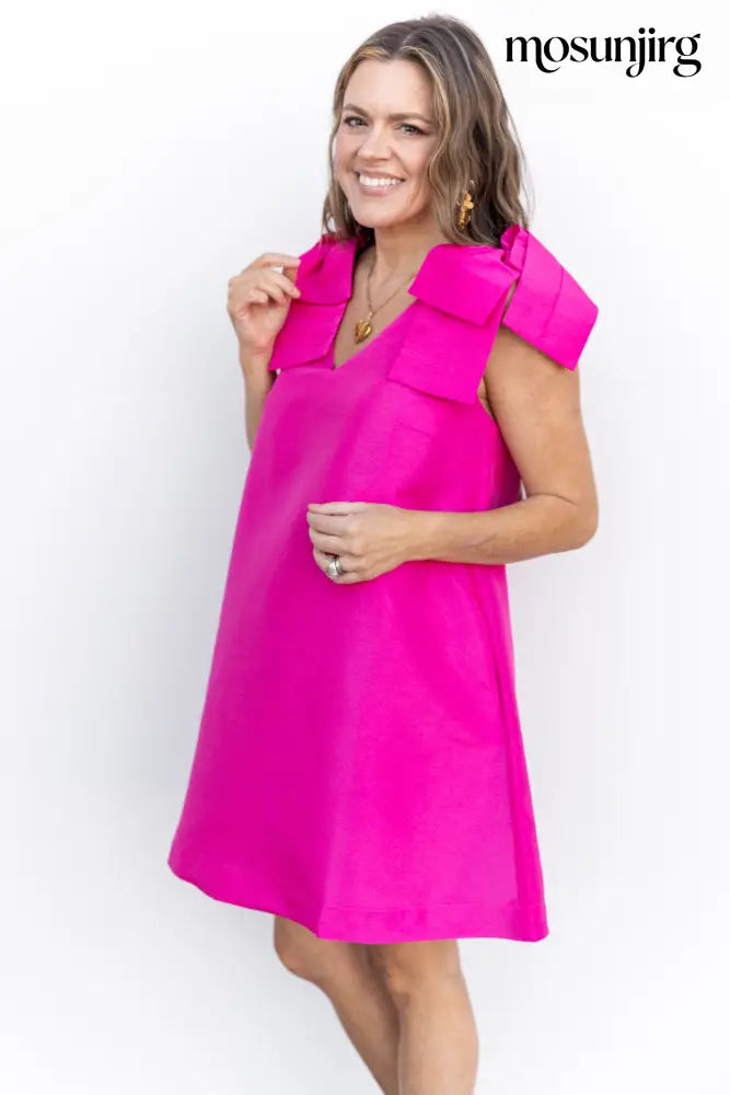 Be That Girl Dress - Fuschia