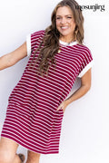 Change My Mind Dress - Cabernet