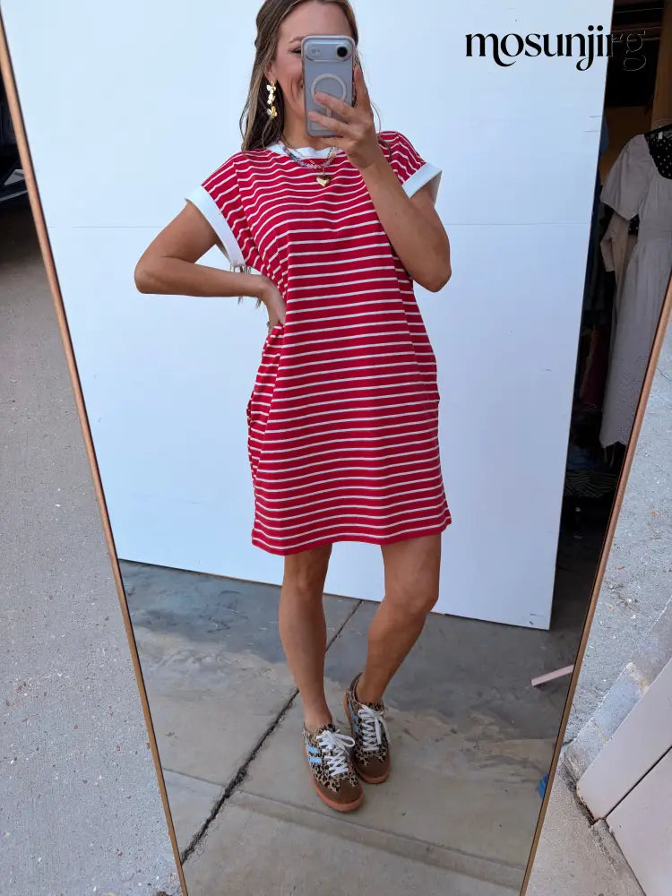 Change My Mind Dress - Ruby