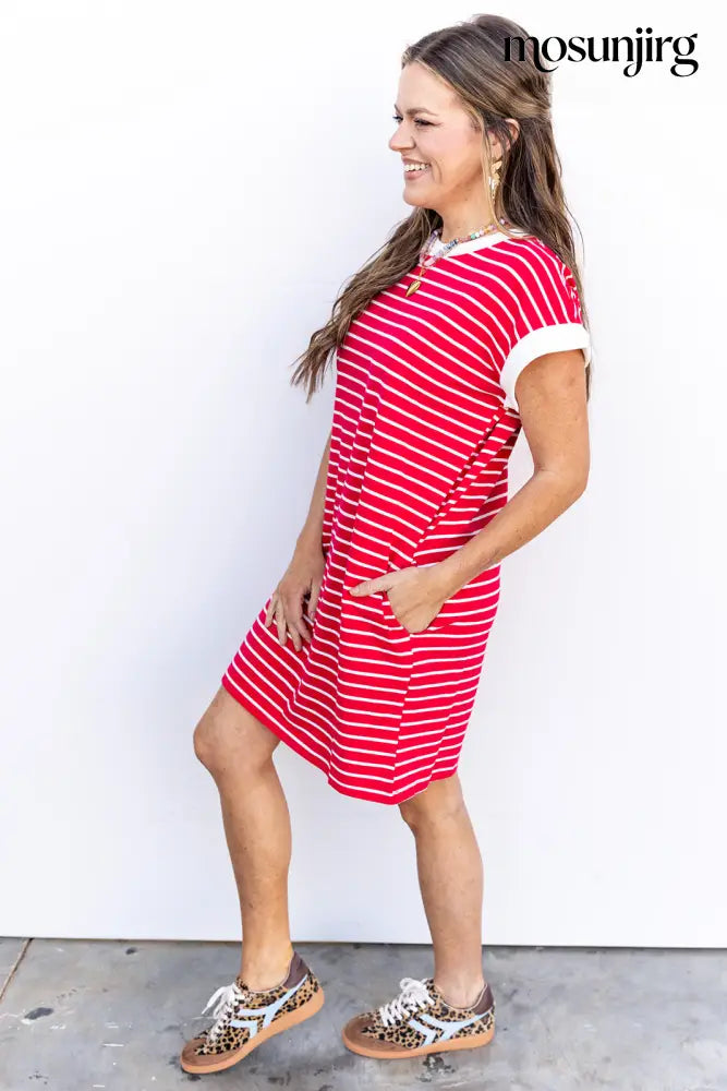 Change My Mind Dress - Ruby
