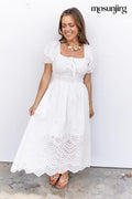 Change Of Heart Midi Dress - Off White