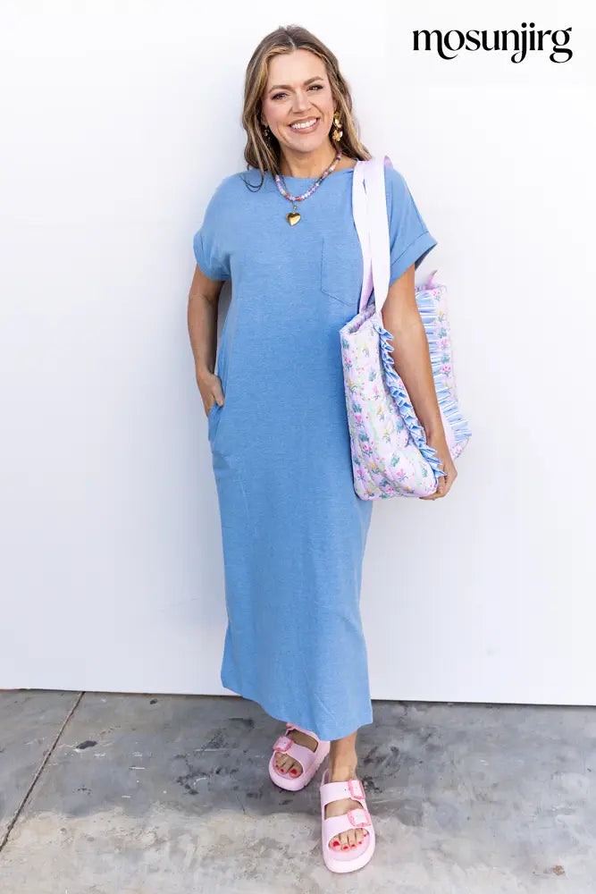 Day Drinkin Midi - H Ocean Blue