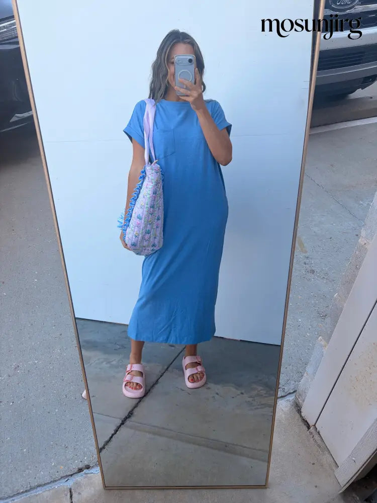 Day Drinkin Midi - H Ocean Blue