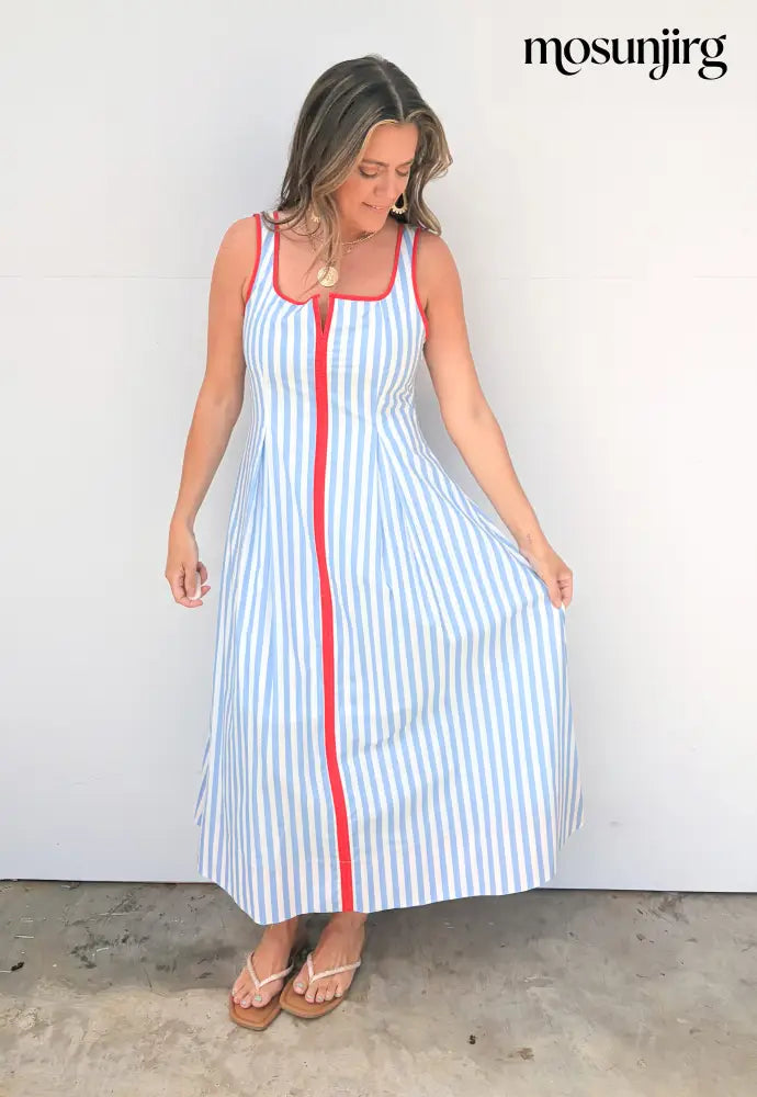 Dreaming Of Summer Dress - LT. Blue