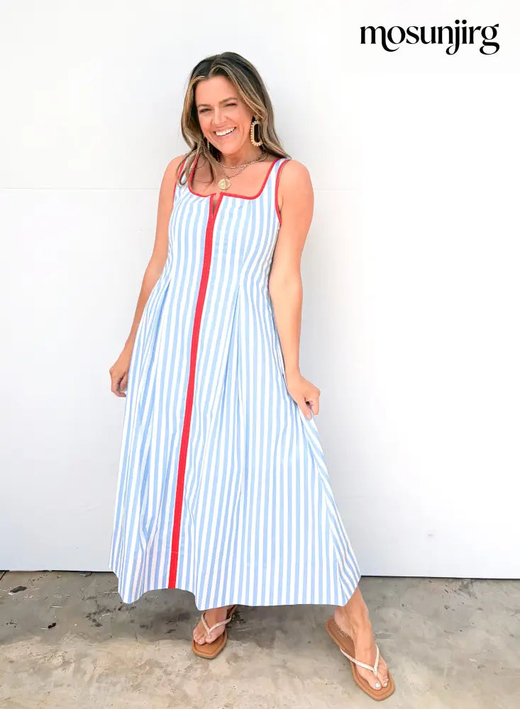 Dreaming Of Summer Dress - LT. Blue