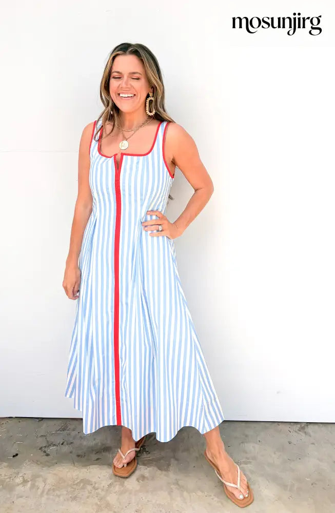 Dreaming Of Summer Dress - LT. Blue
