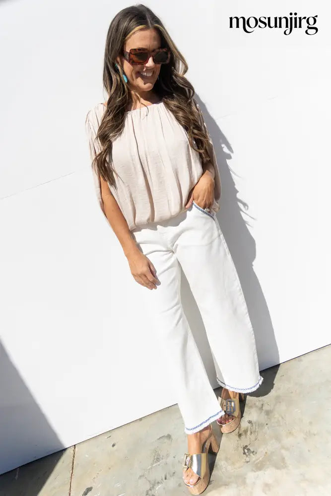 Heart Like A Truck Blouse - Papyrus