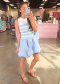 Last Night Mini Dress - Light Blue