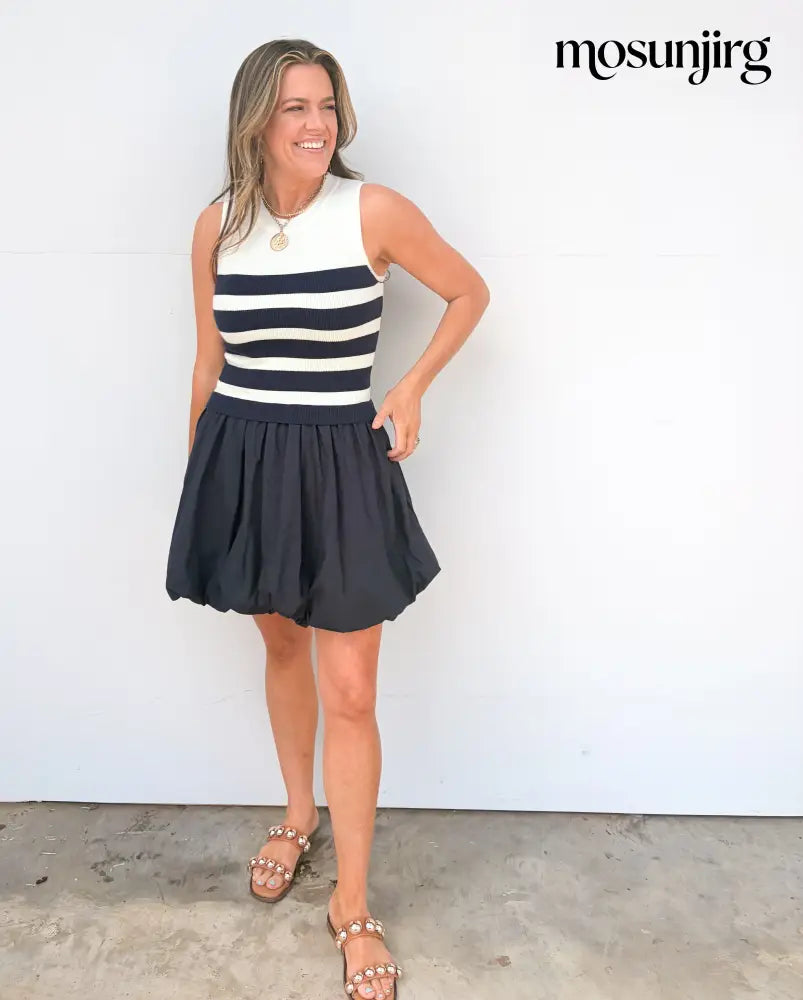 Last Night Mini Dress - Navy