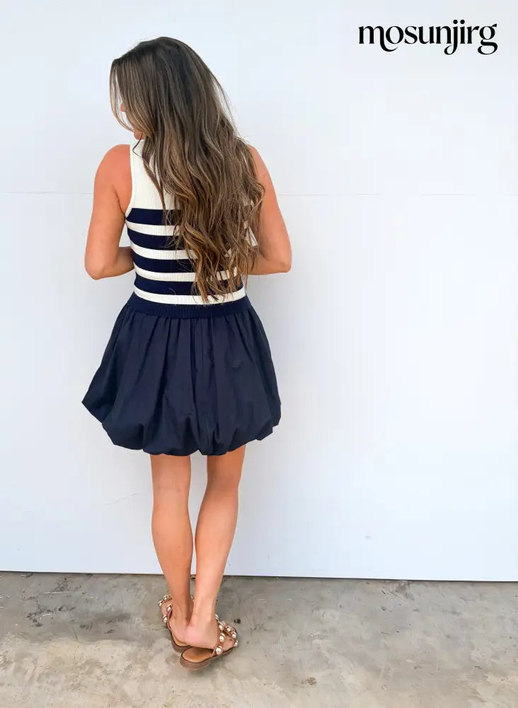 Last Night Mini Dress - Navy
