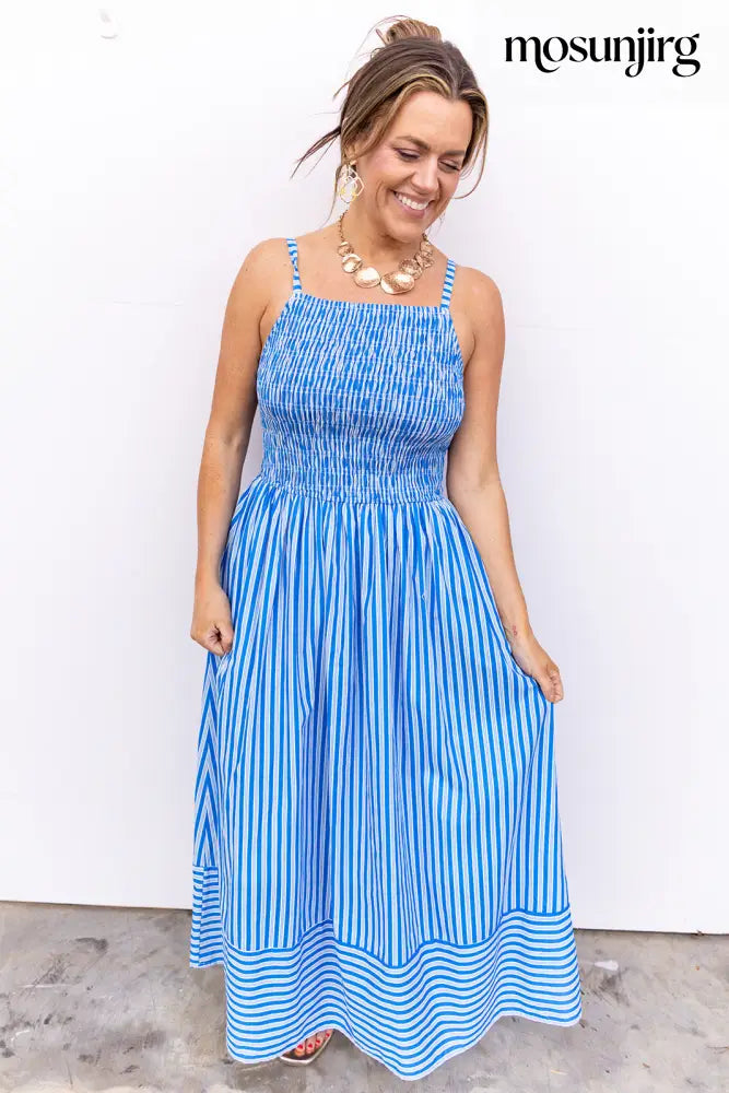 Lifestyle Midi Dress - Blue