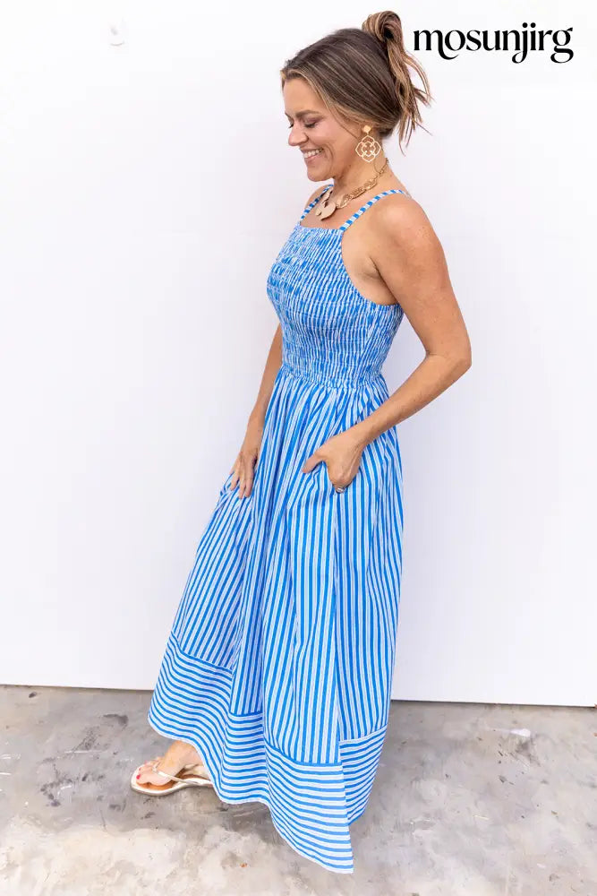 Lifestyle Midi Dress - Blue