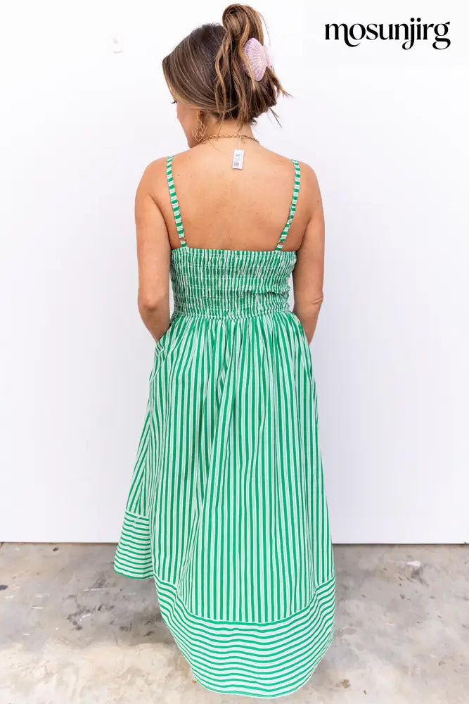 Lifestyle Midi Dress - Green