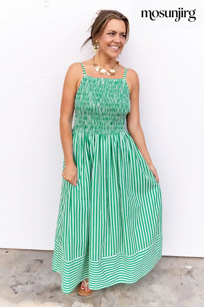 Lifestyle Midi Dress - Green