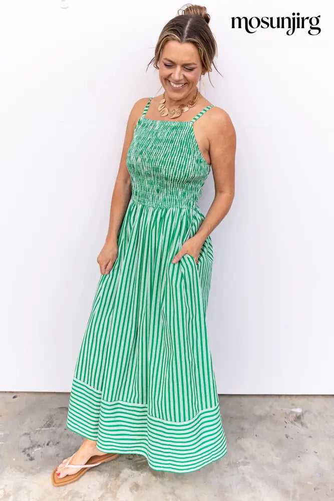Lifestyle Midi Dress - Green