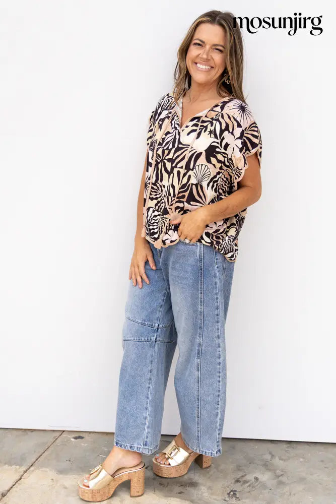 Miami Top - Black Multi