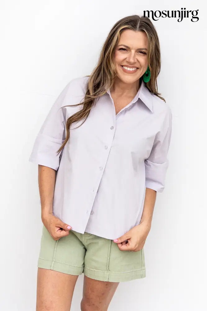 Need You Now Blouse - Lavender