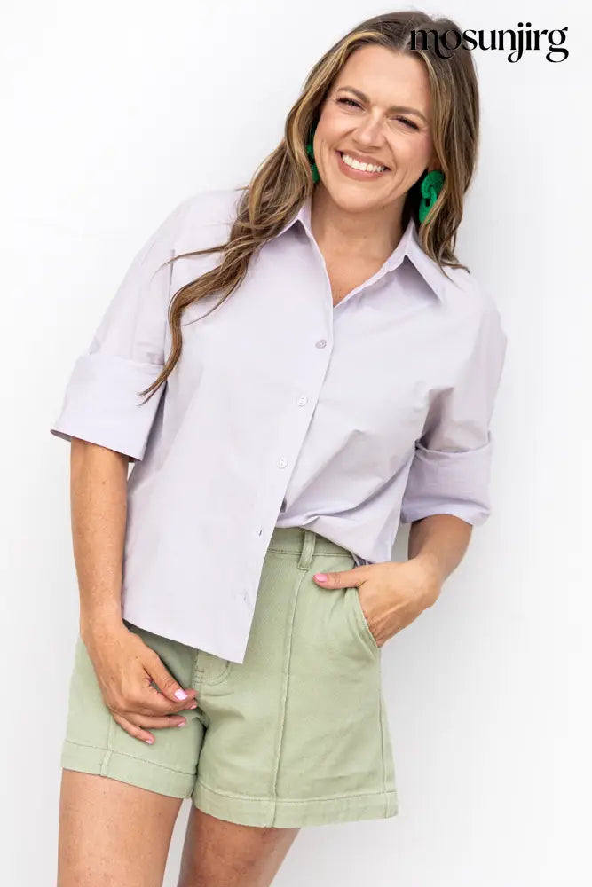 Need You Now Blouse - Lavender