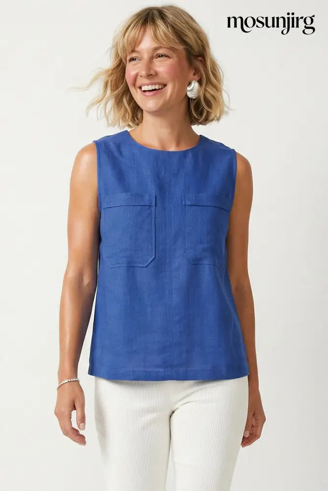 Reap What You Sow Blouse - Royal Blue