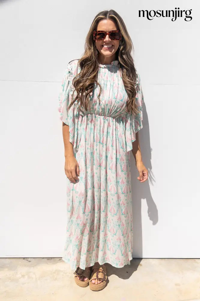 Send My Love Dress - Aqua Mix