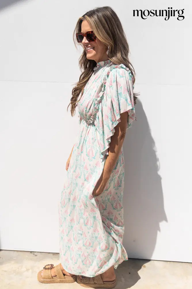 Send My Love Dress - Aqua Mix