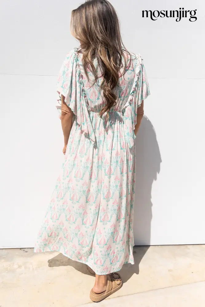 Send My Love Dress - Aqua Mix