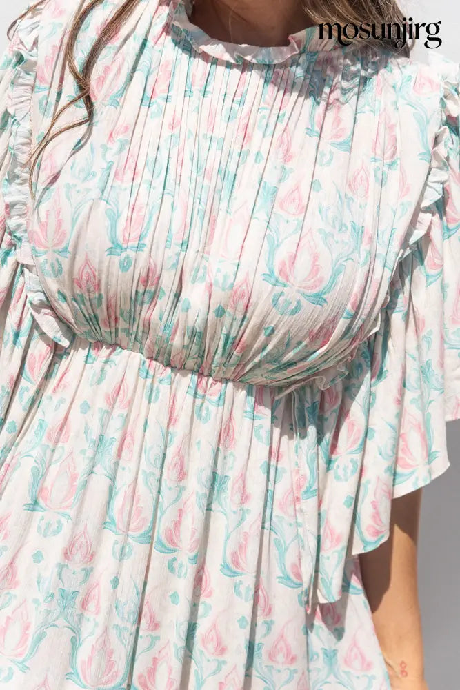 Send My Love Dress - Aqua Mix