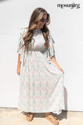 Send My Love Dress - Aqua Mix