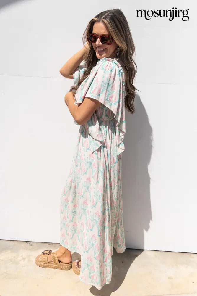 Send My Love Dress - Aqua Mix