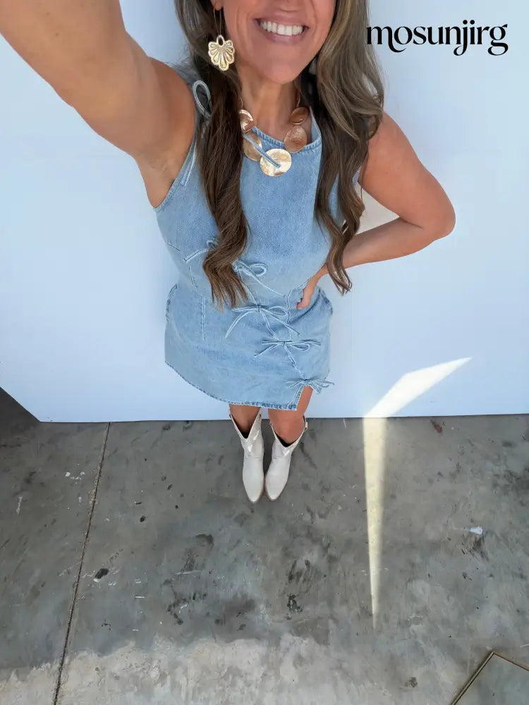 Something More Dress - Denim