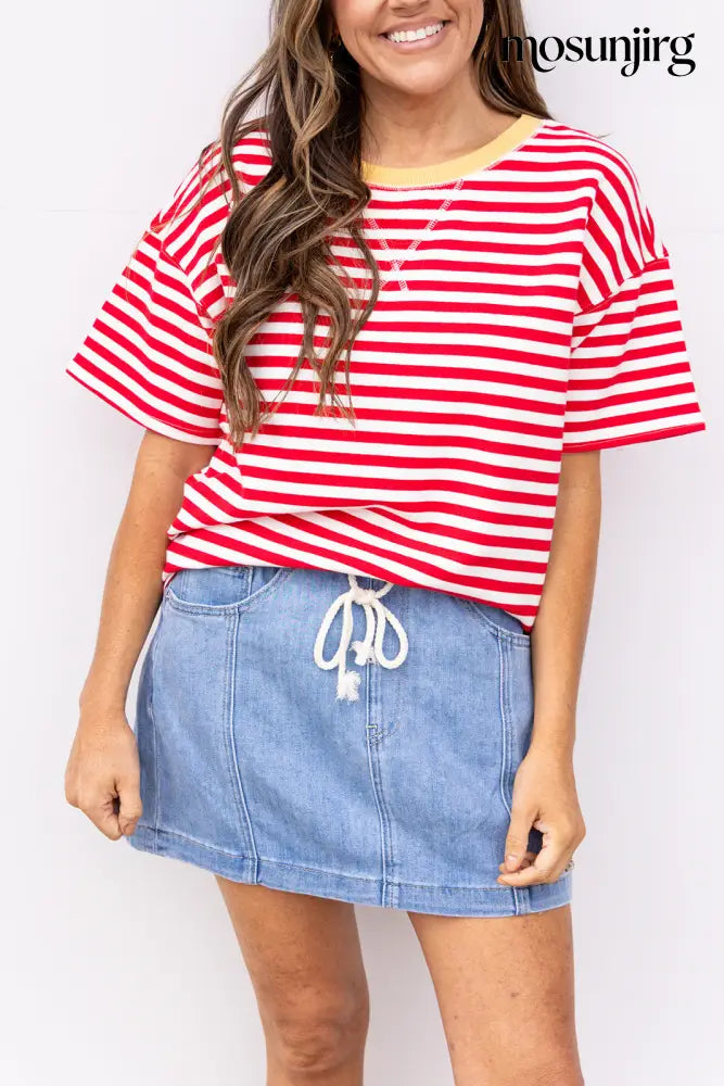 Soon As I Get Home Top - Red