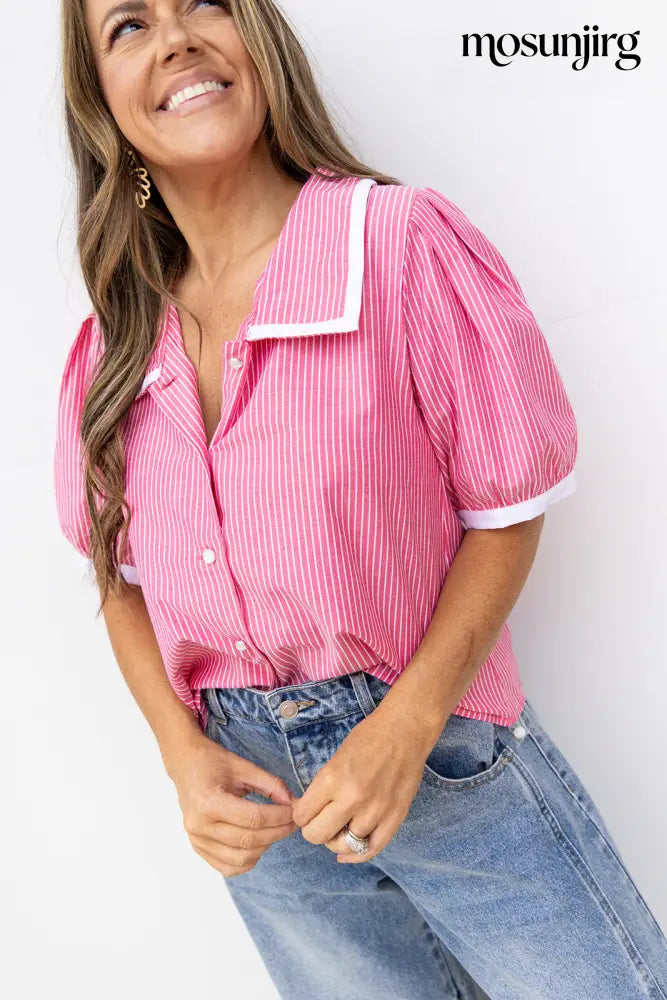 Stairway To Heaven Blouse - Red