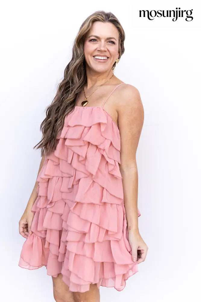 The Moment Dress - Dusty Peach