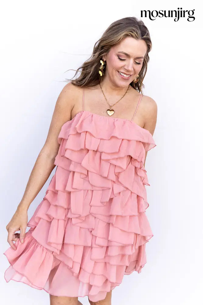 The Moment Dress - Dusty Peach