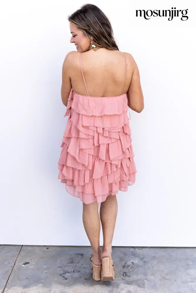 The Moment Dress - Dusty Peach