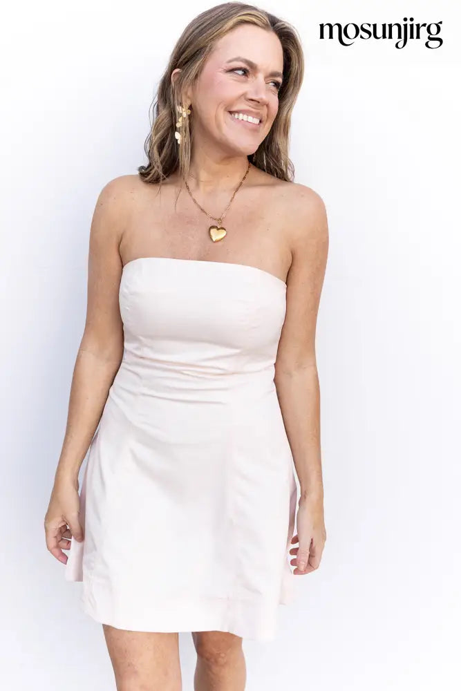 Wish You Were Here Dress - Natural